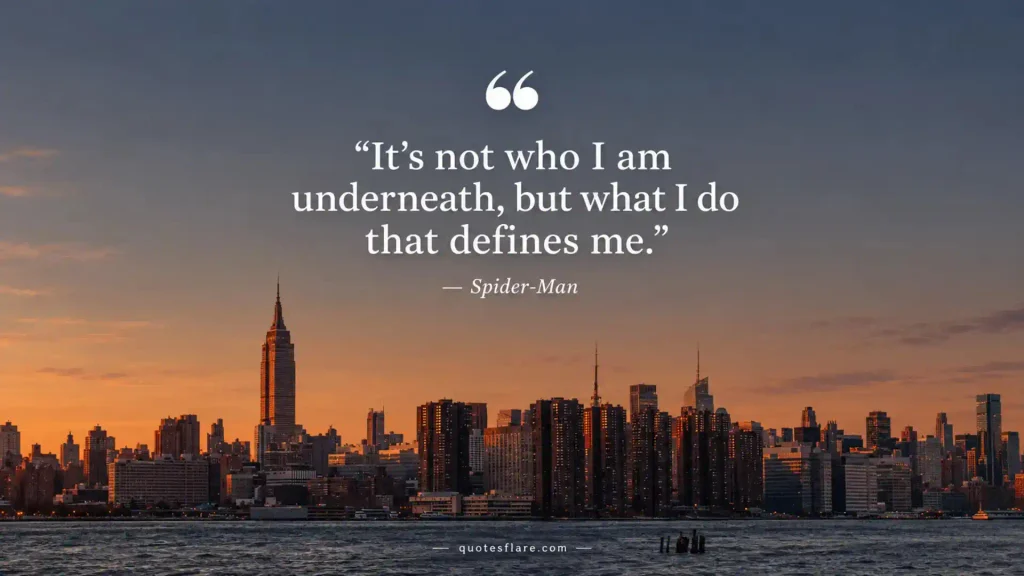 Inspirational Spider-Man Quotes