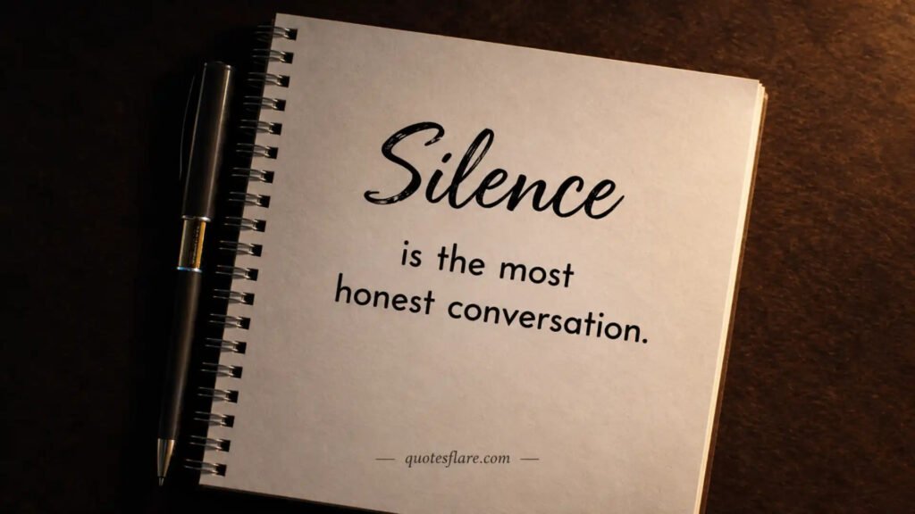 Short and Powerful Silence Quotes