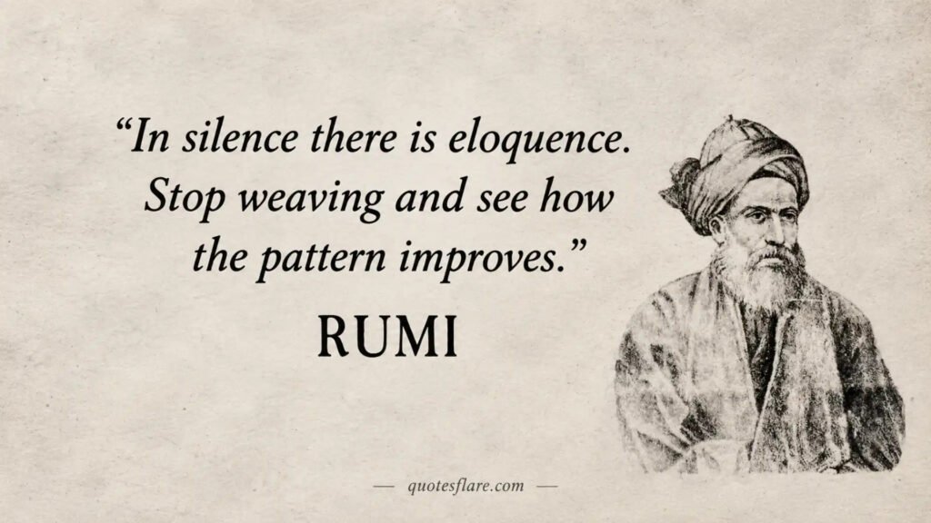 Silence Quotes From Rumi