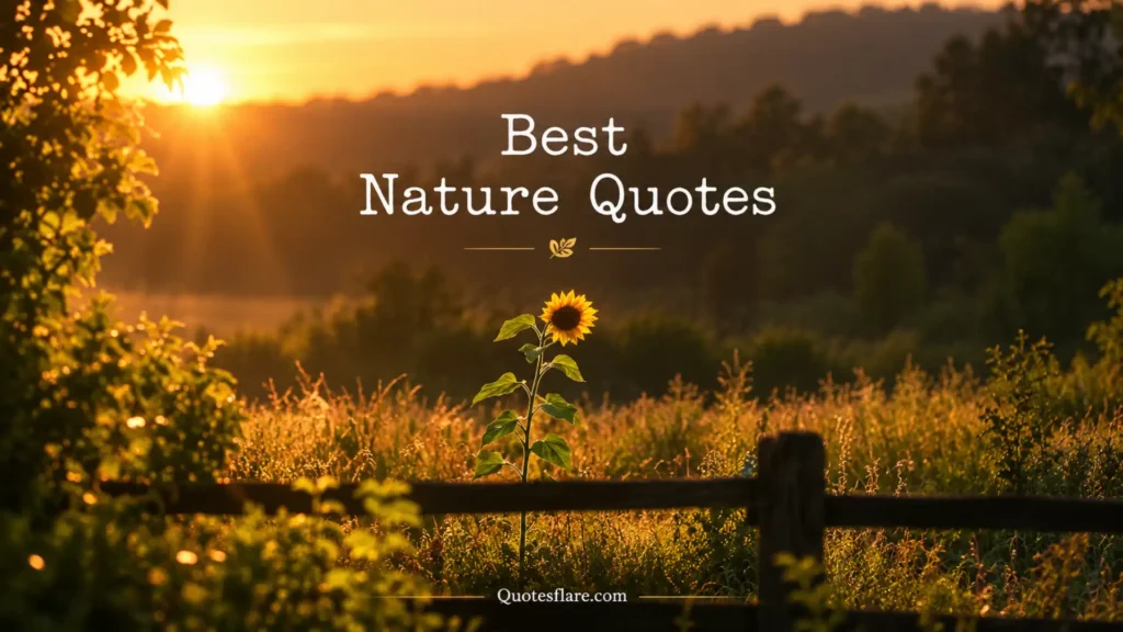Best Nature Quotes