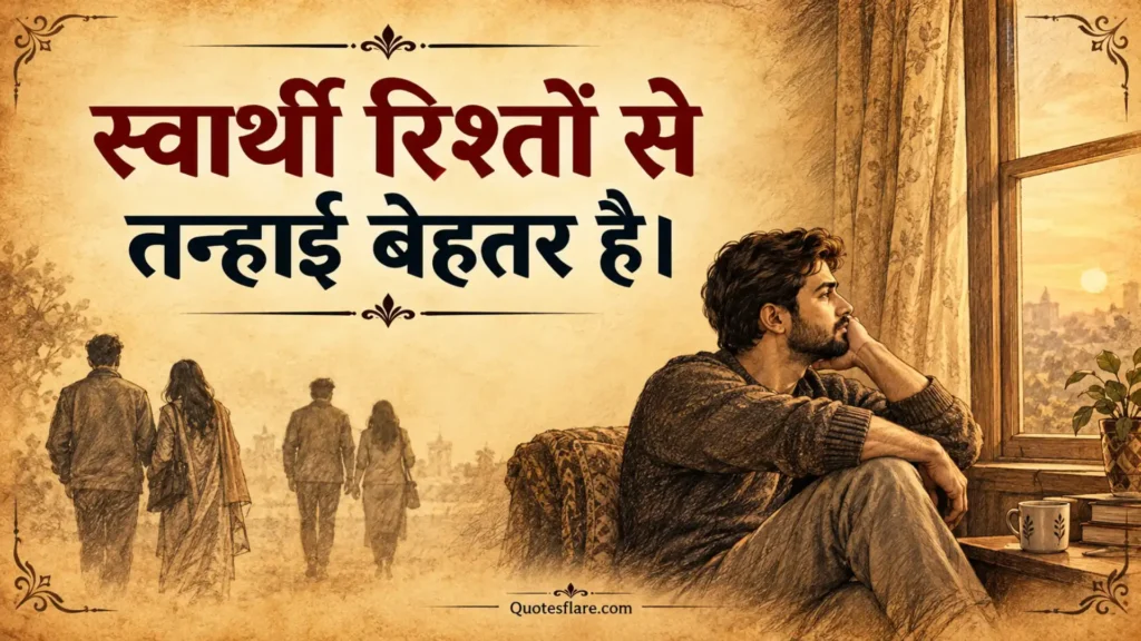Best Selfish Family Quotes In Hindi