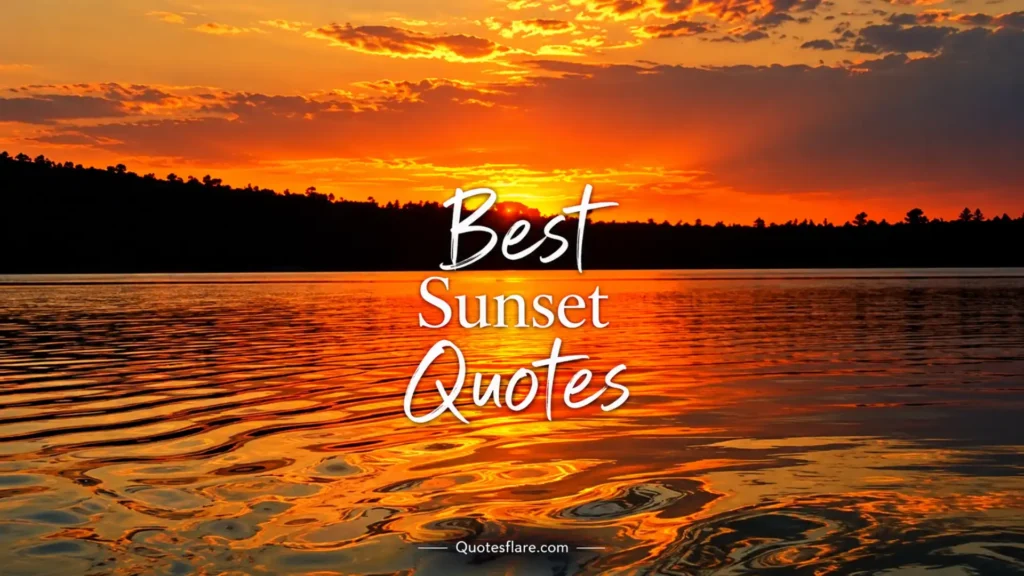 Best Sunset Quotes