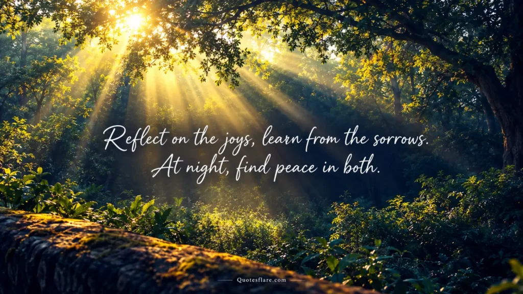 Reflective Quotes for Evening Introspection