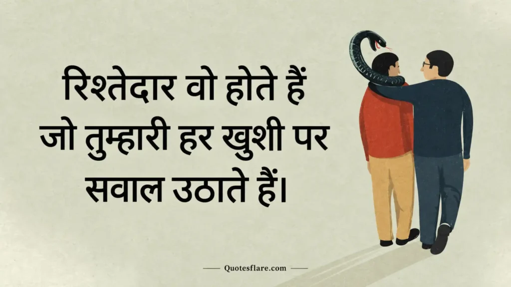 Rishtedar Family Jealous Quotes in Hindi