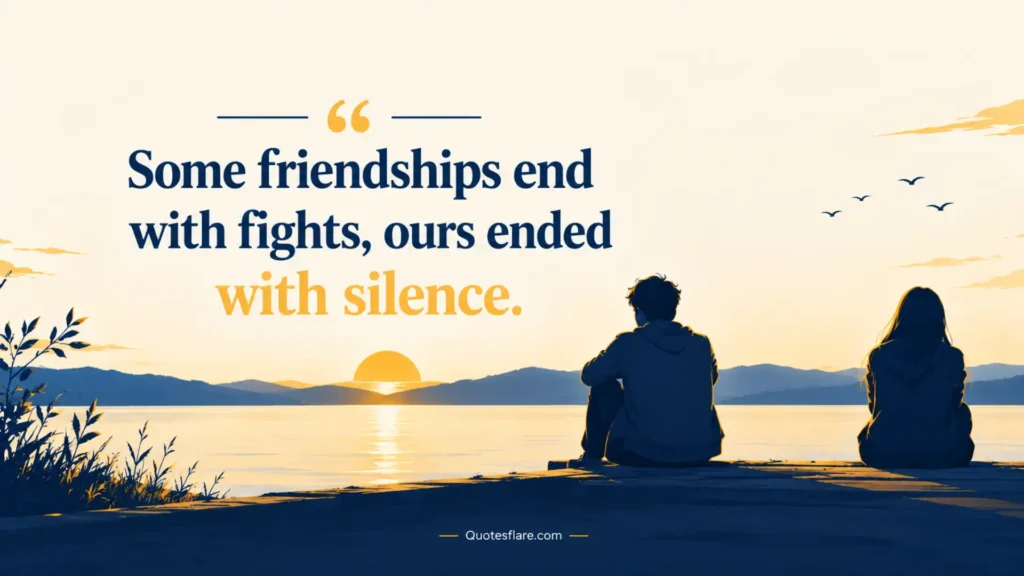 Sad Quotes About Losing a Friend
