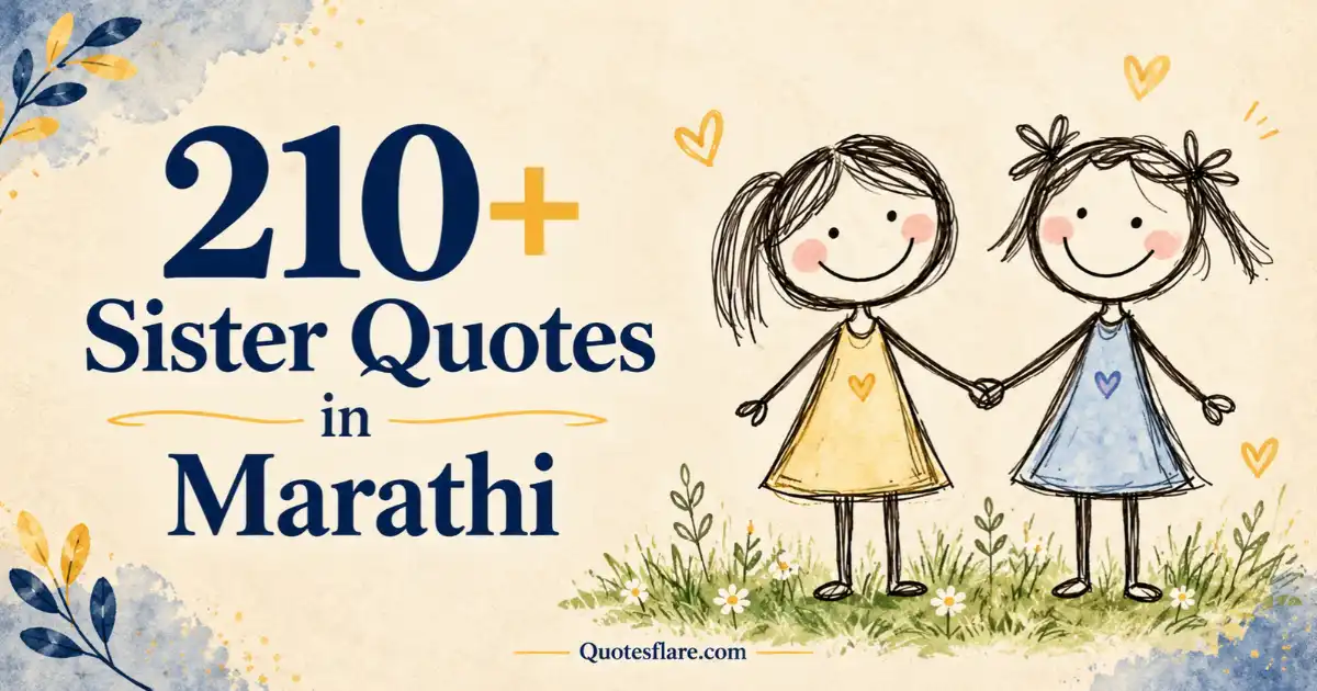 Sister Quotes in Marathi