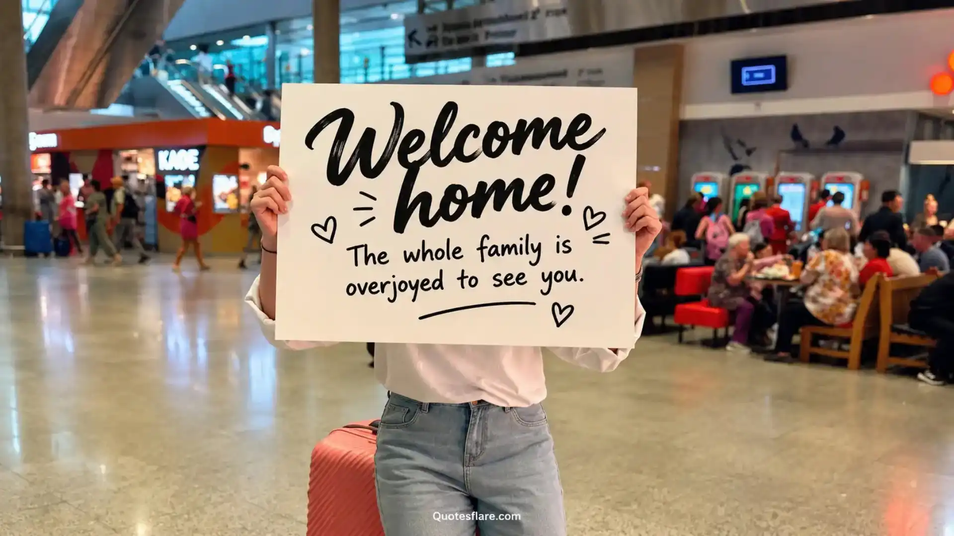 Welcome Home From Abroad Quotes for Family