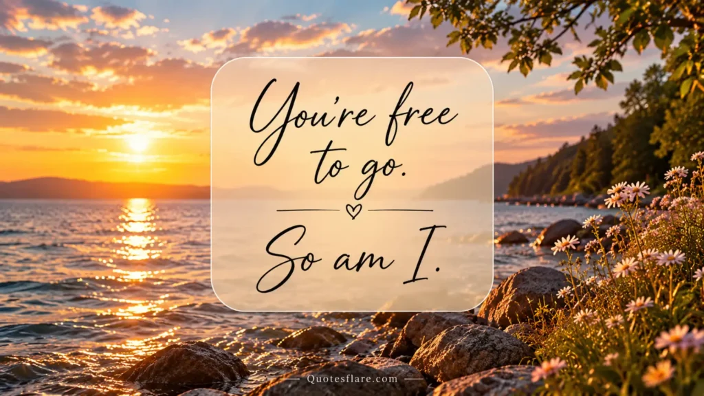 releasing someone with grace